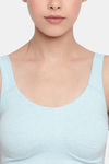 Enamor Low Impact Sports Bra - Capri Melange — thumbnail 5